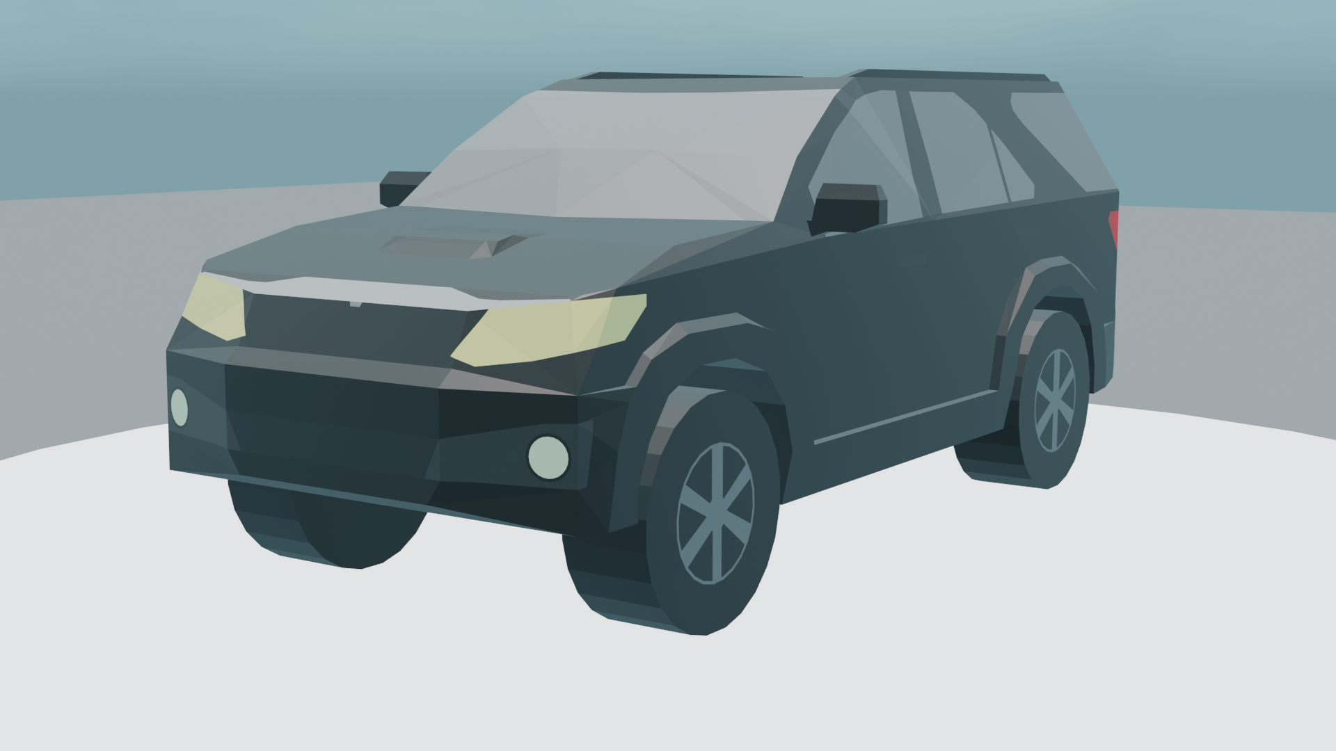 Low Poly Toyota Fortuner preview image 1